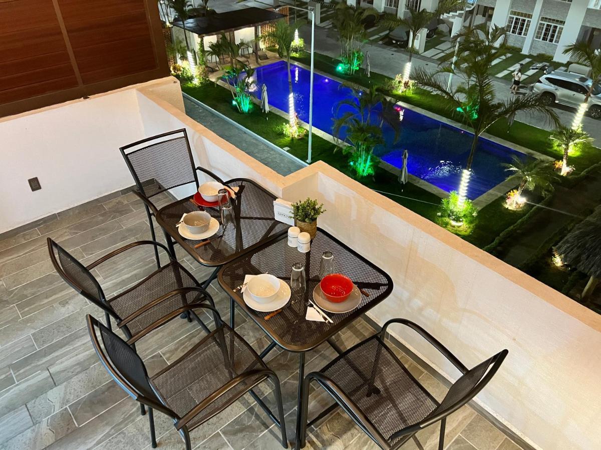 شقة Penthouse Manzanillo Exclusivo Con Alberca المظهر الخارجي الصورة