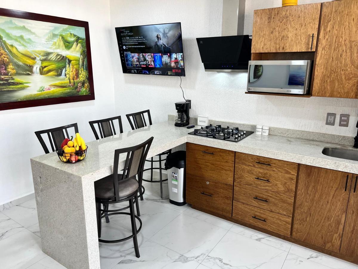 شقة Penthouse Manzanillo Exclusivo Con Alberca المظهر الخارجي الصورة