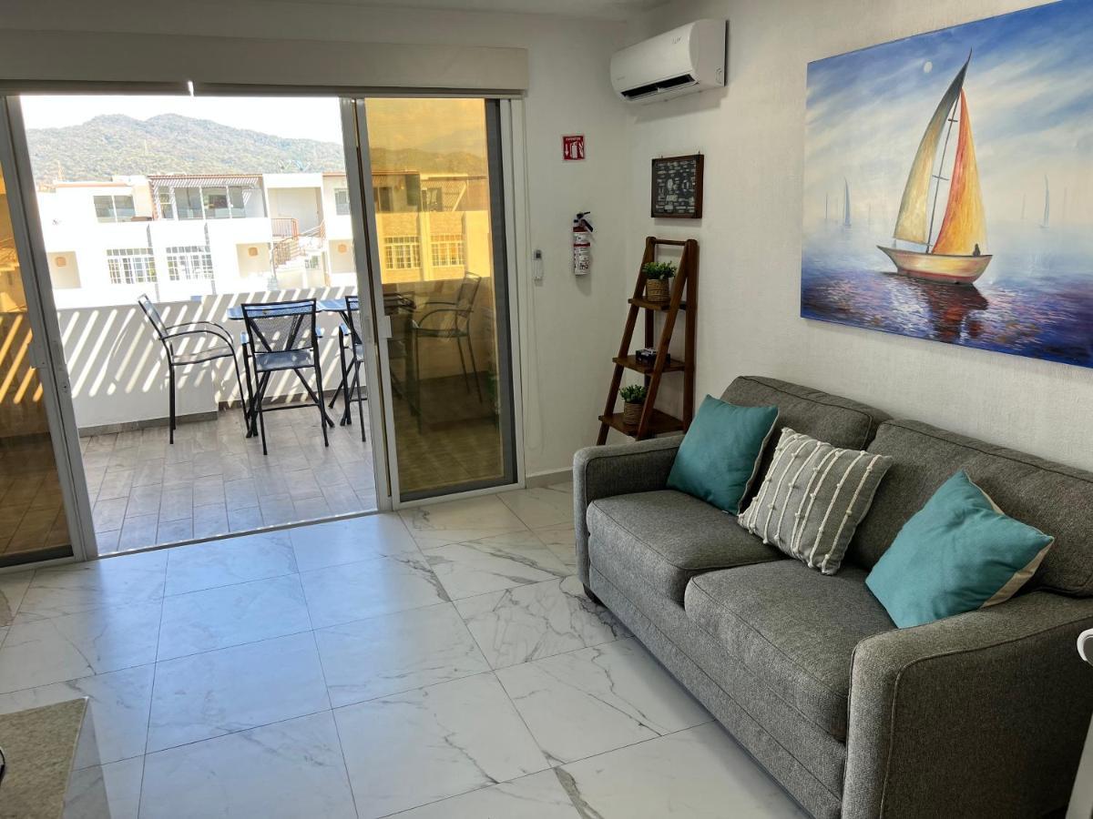 شقة Penthouse Manzanillo Exclusivo Con Alberca المظهر الخارجي الصورة